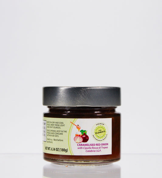 Jar of caramelised red onion Tropea Calabria IGP 180g