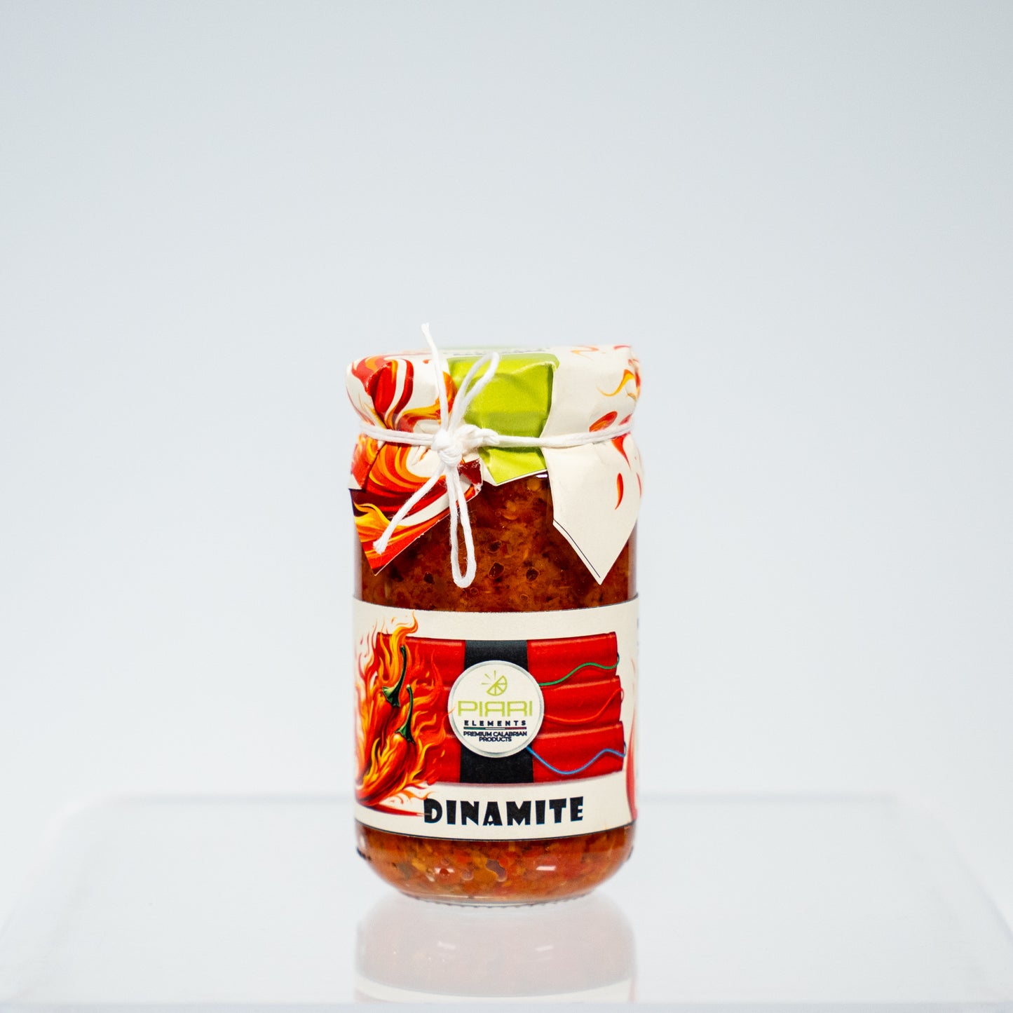 Pirri Elements Dinamite – Calabrian Chili Spread, Spicy Italian Bomba Sauce, Hot Pepper Spread in Olive Oil (670g)