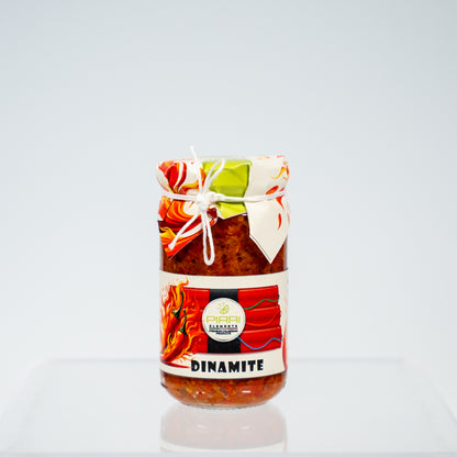 Pirri Elements Dinamite – Calabrian Chili Spread, Spicy Italian Bomba Sauce, Hot Pepper Spread in Olive Oil (670g)