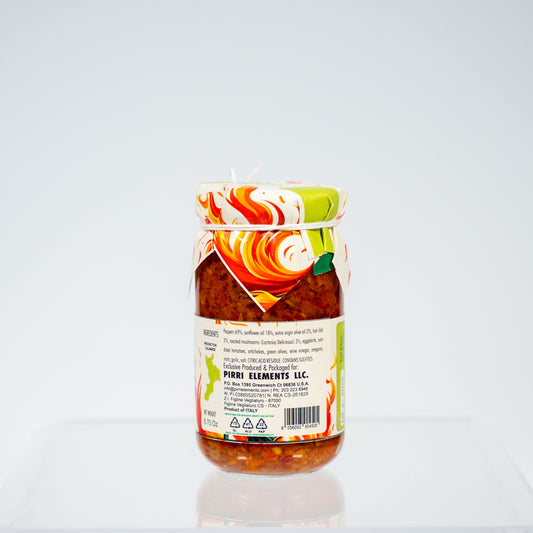 Pirri Elements Dinamite – Calabrian Chili Spread, Spicy Italian Bomba Sauce, Hot Pepper Spread in Olive Oil (670g)