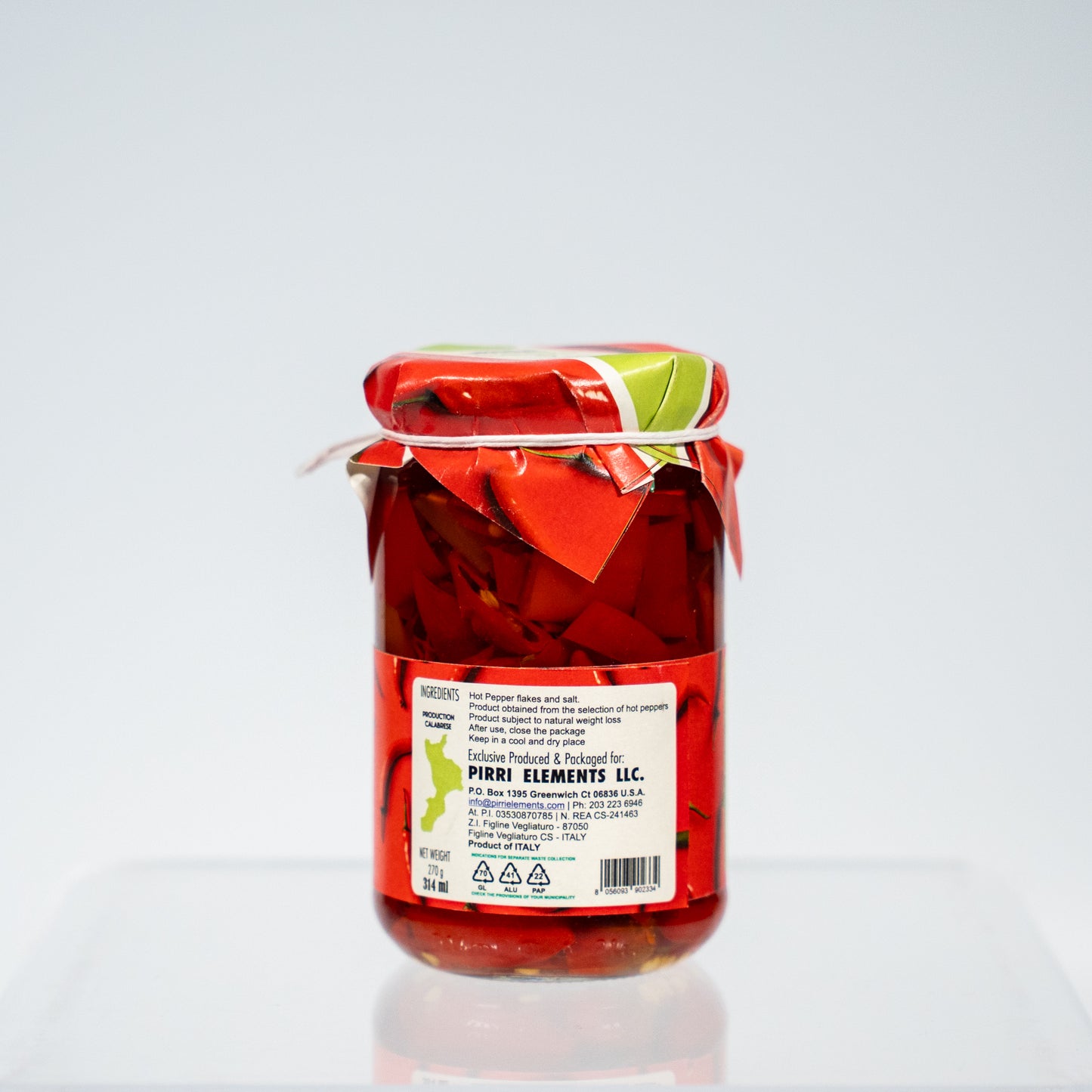 Hot Peppers in Rounds – Peperoncini a Rondelle 314 ml
