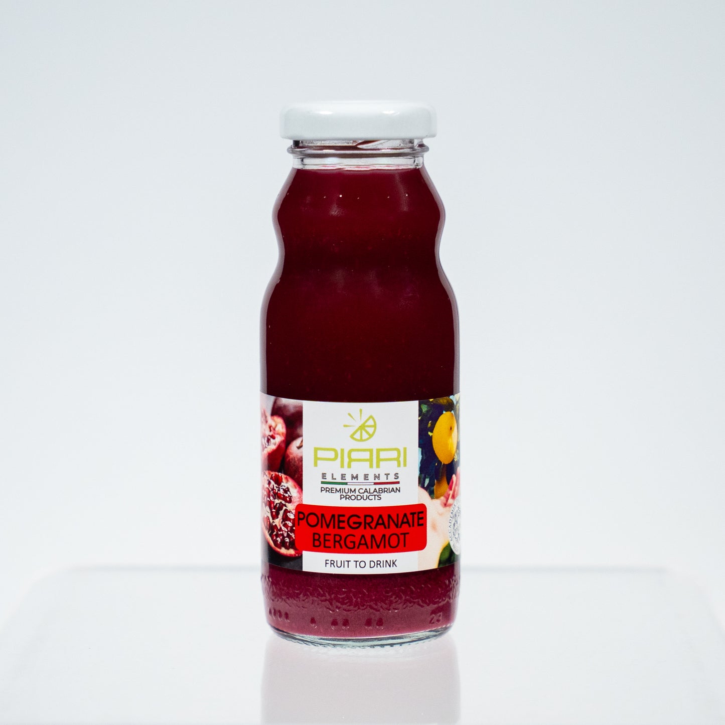 Organic Pomegranate Bergamot Juice – 100% Pure Calabrian Citrus & Pomegranate Blend from Italy