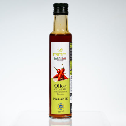 Spicy Extra Virgin Olive Oil with Bergamot – Olio di Calabria IGP (200 ml)