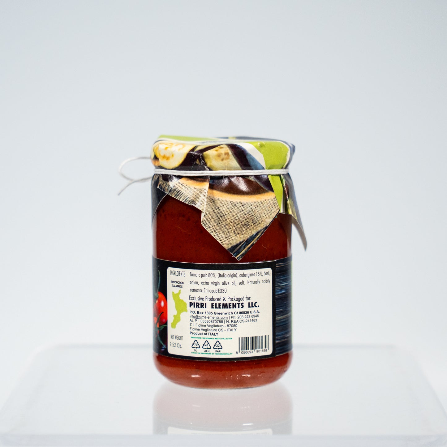 Sugo Melanzane – Tomato Sauce with Eggplant (314 ml) 10 oz.