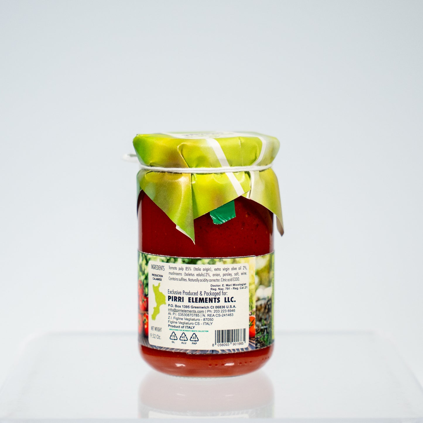Tomato Sauce with Mushrooms – Sugo ai Funghi Porcini (314 ml) 10 oz.